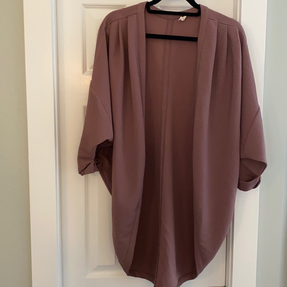 Lucy Cocoon wrap “jacket” size small